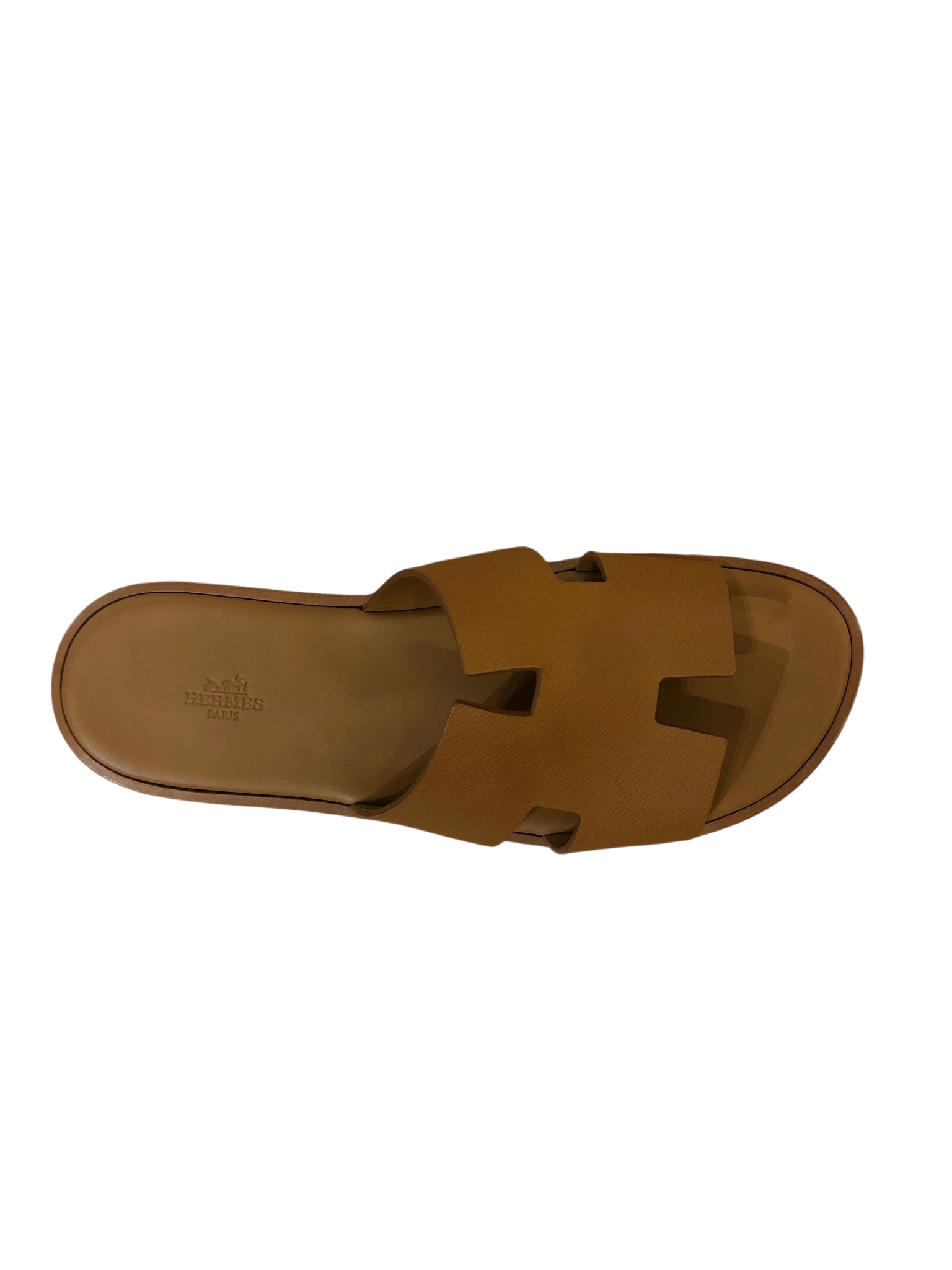 Hermes Izmir Brown Slippers