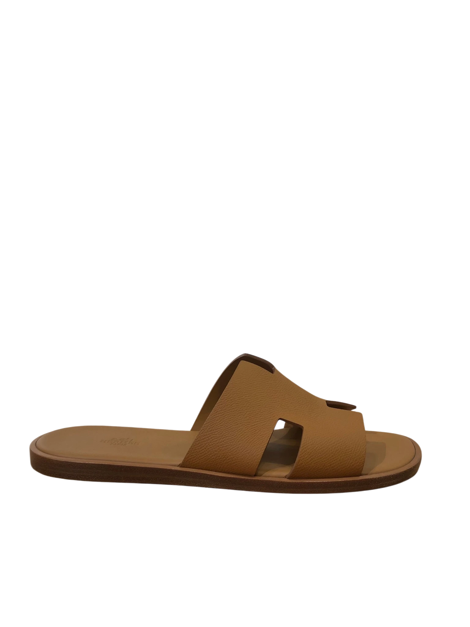 Hermes Izmir Brown Slippers