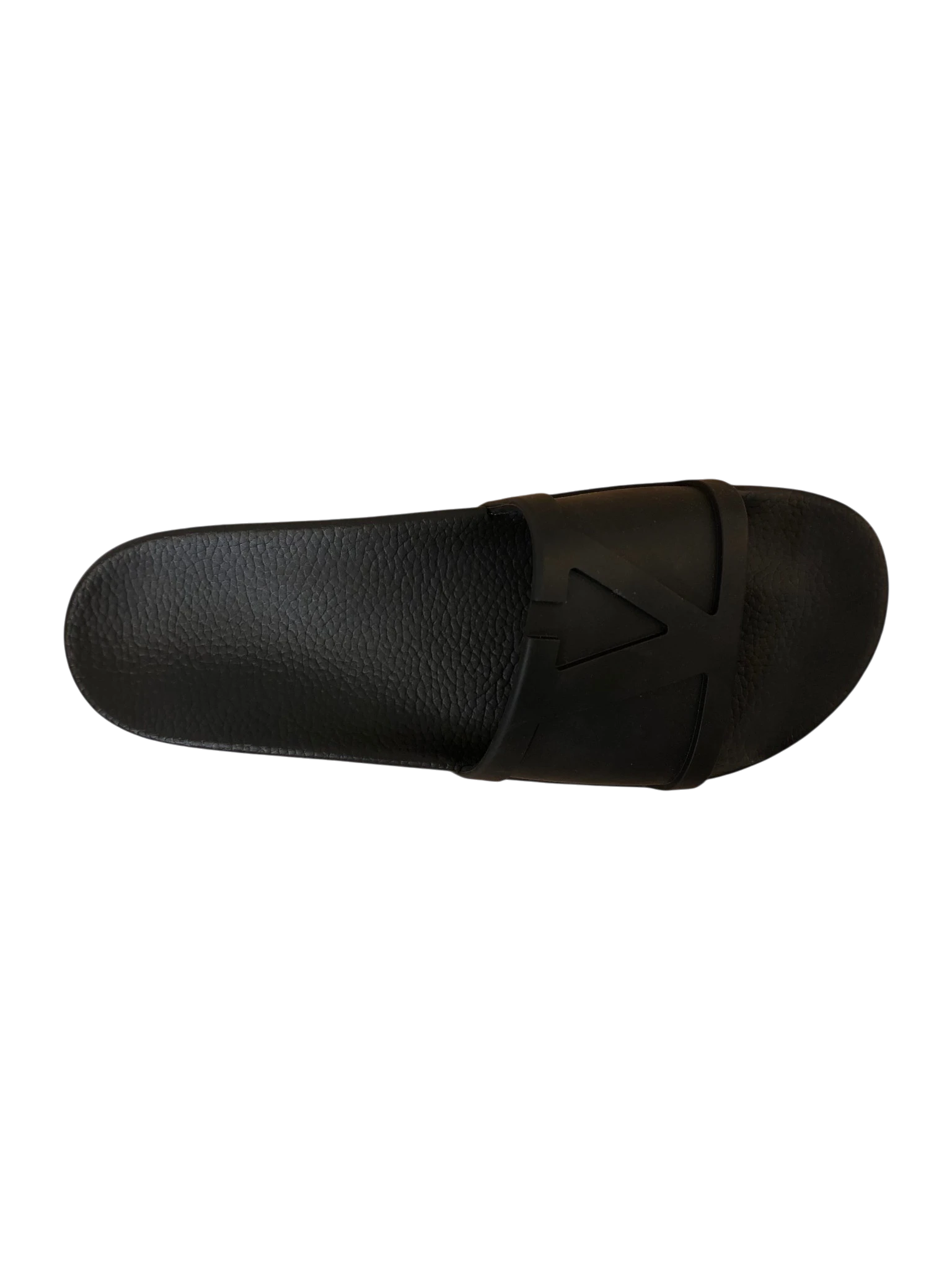 Fendi Black Rubber Slides