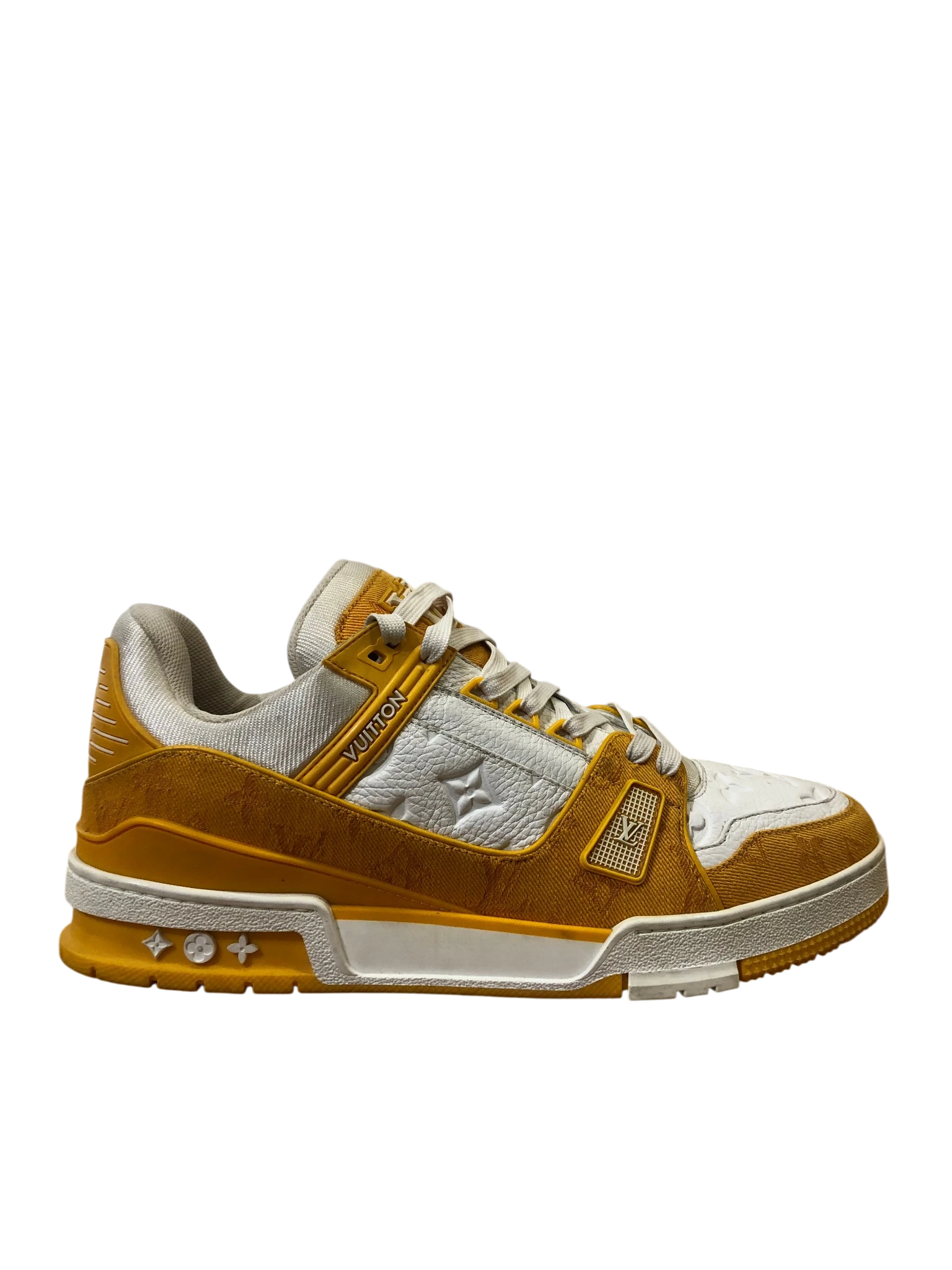 LV Yellow White Sneakers