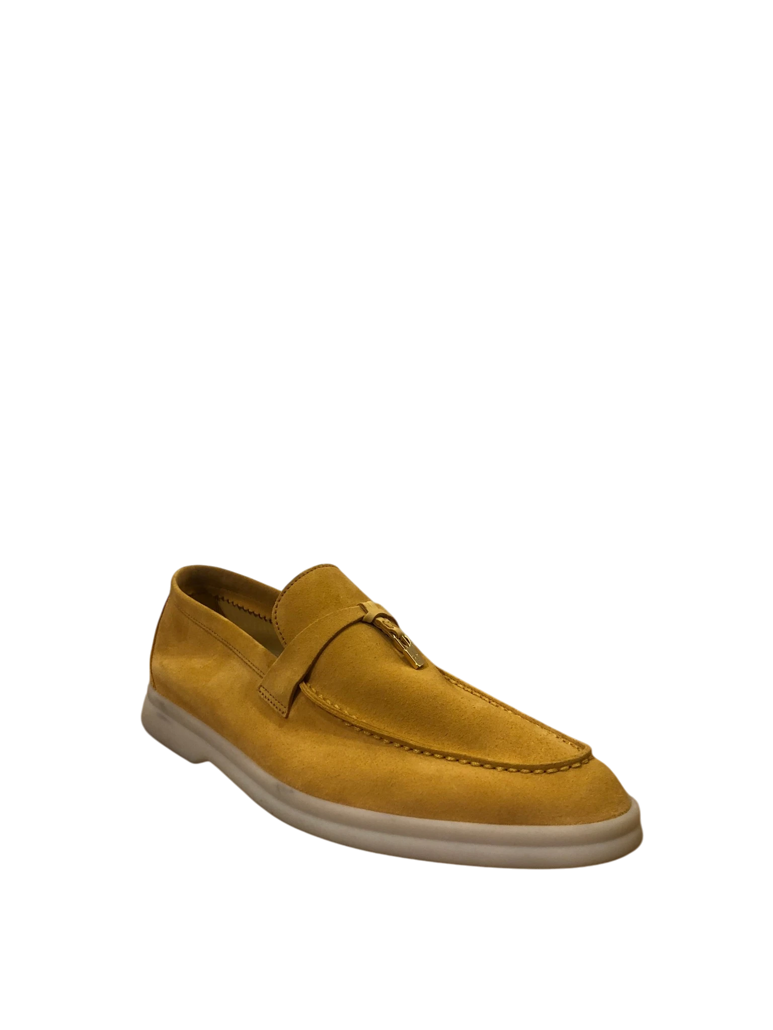 Loro Piana Yellow Walk Loafers