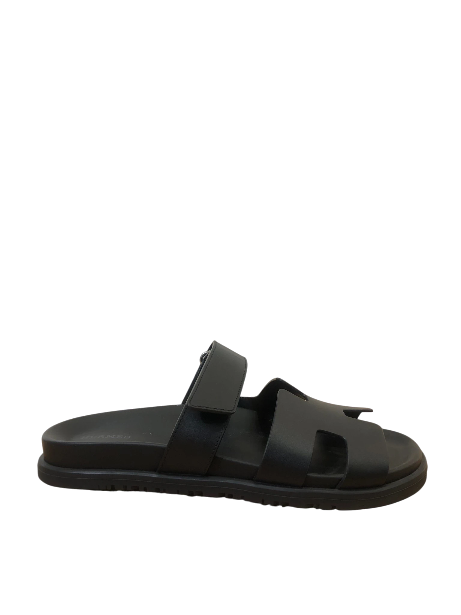 Hermes Black Chypre Slippers