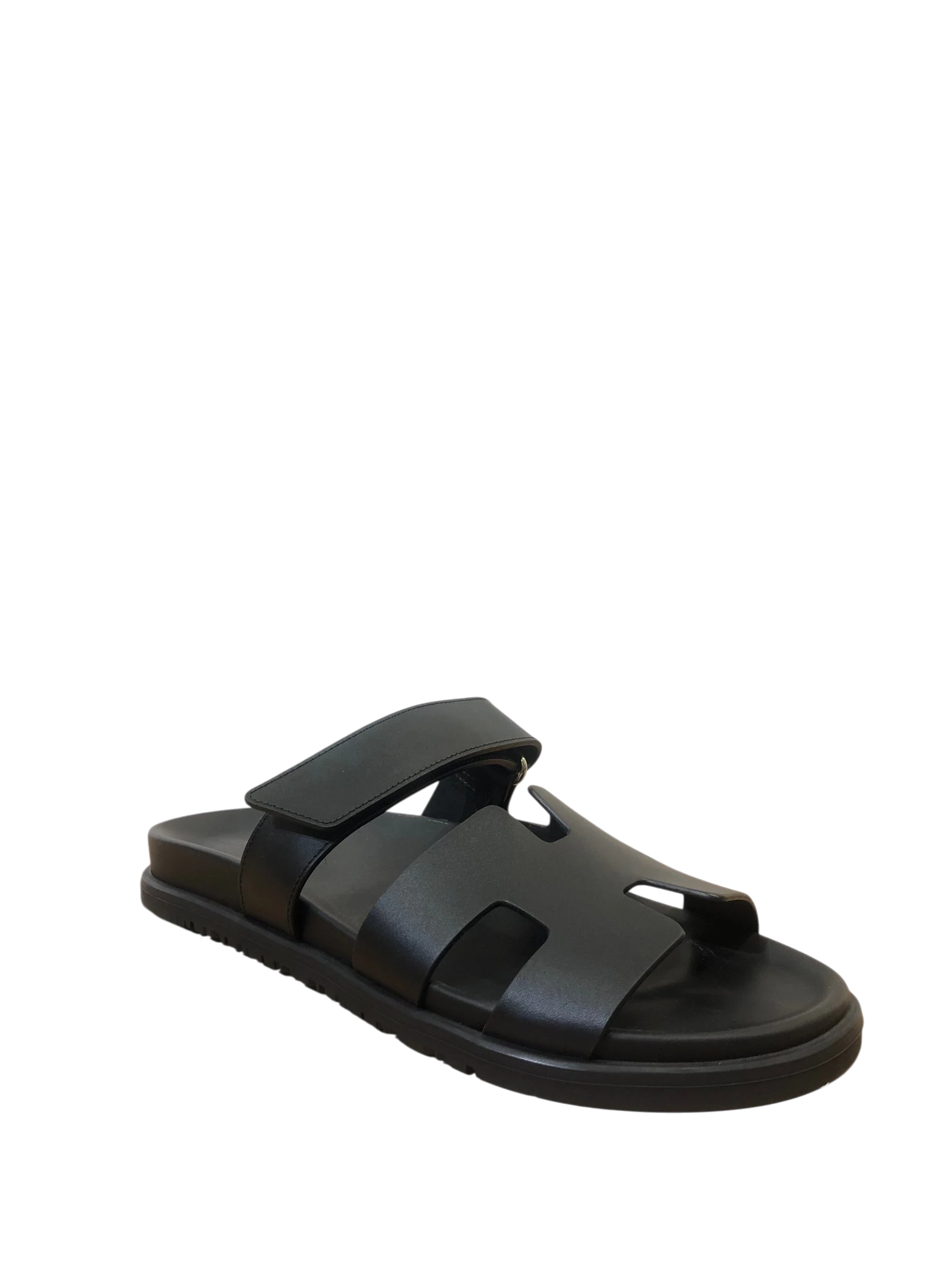 Hermes Black Chypre Slippers