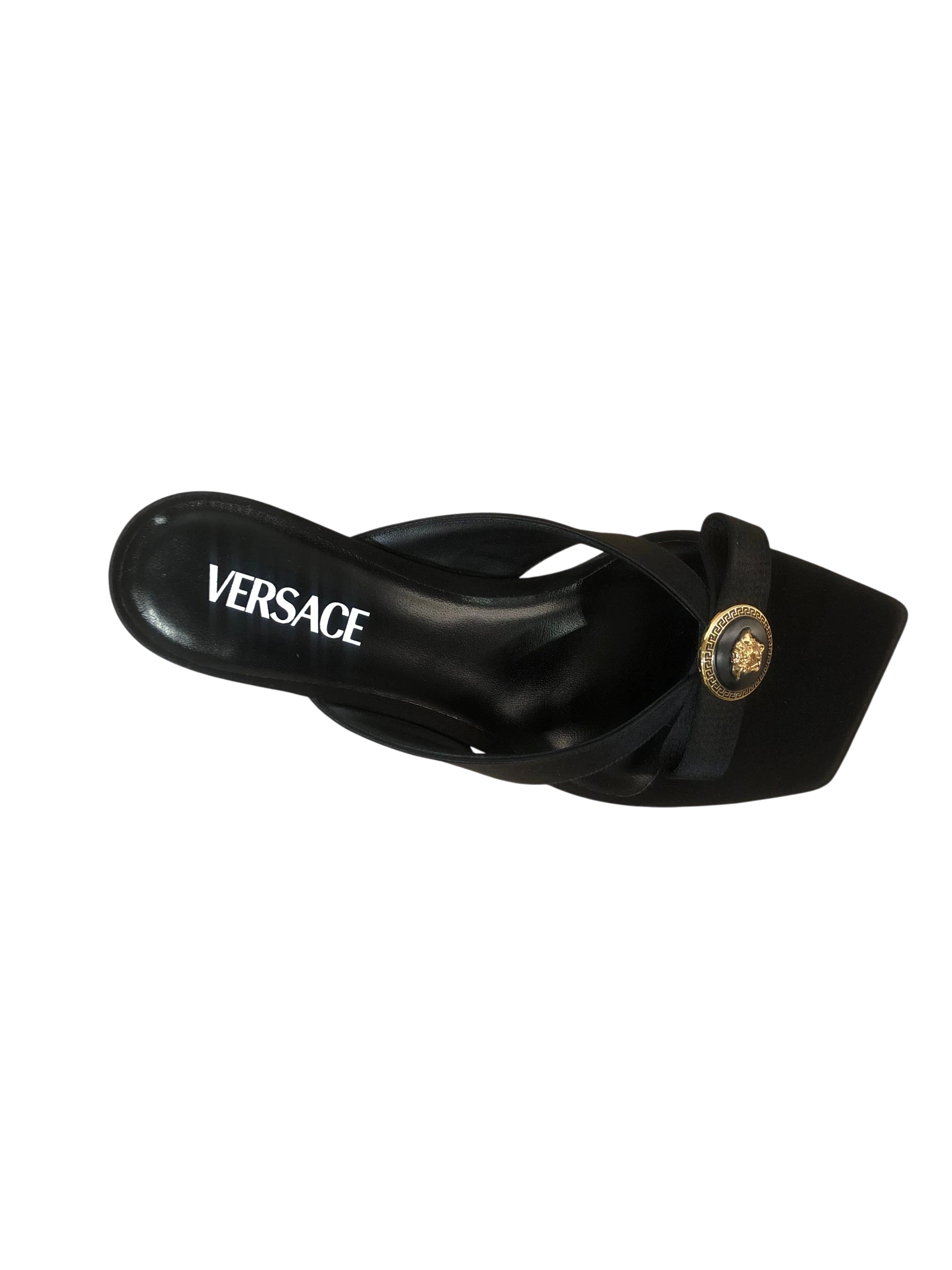 Versace Maze Crystal Slippers