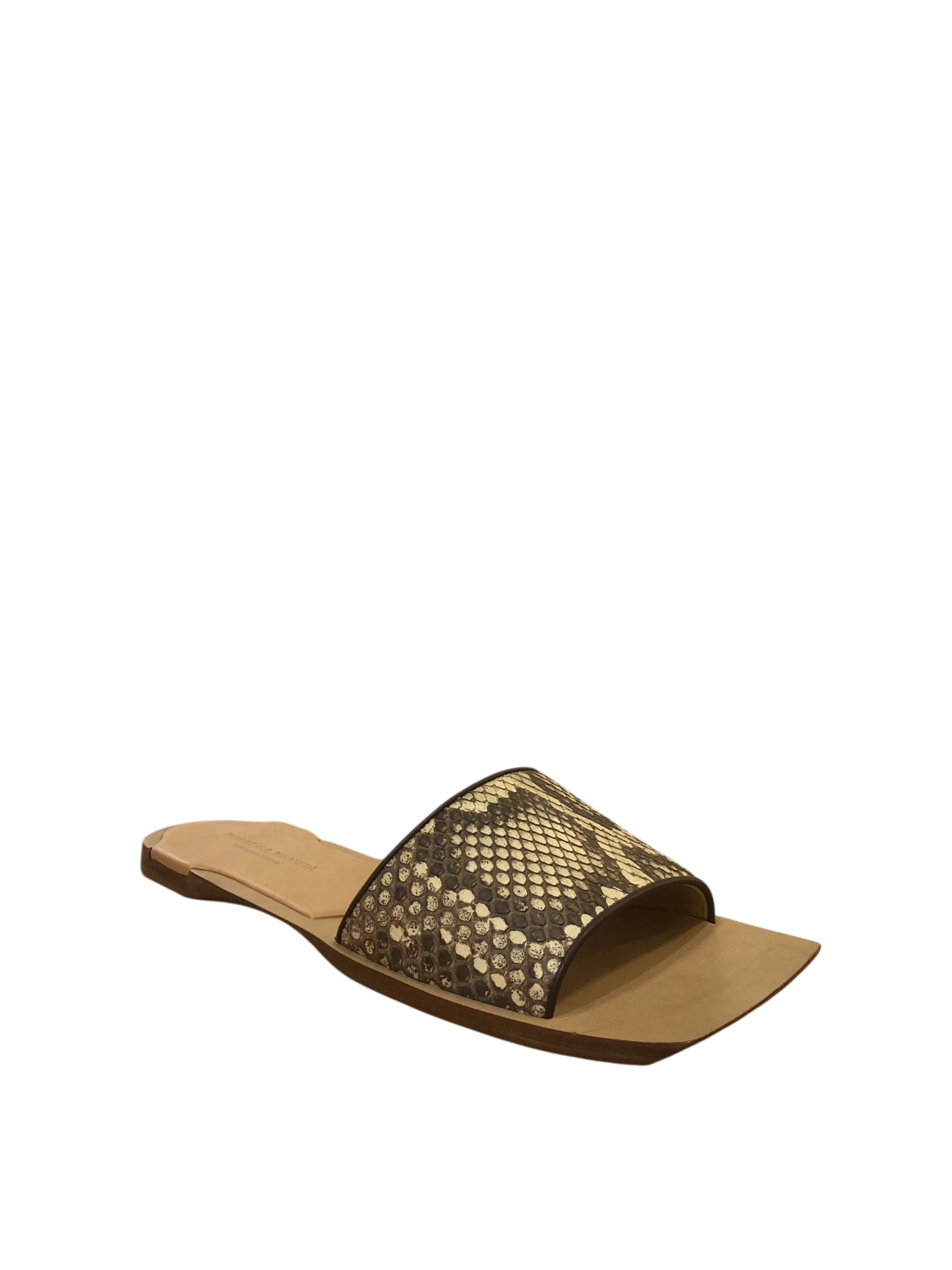 Bottega Snake Skin Slippers