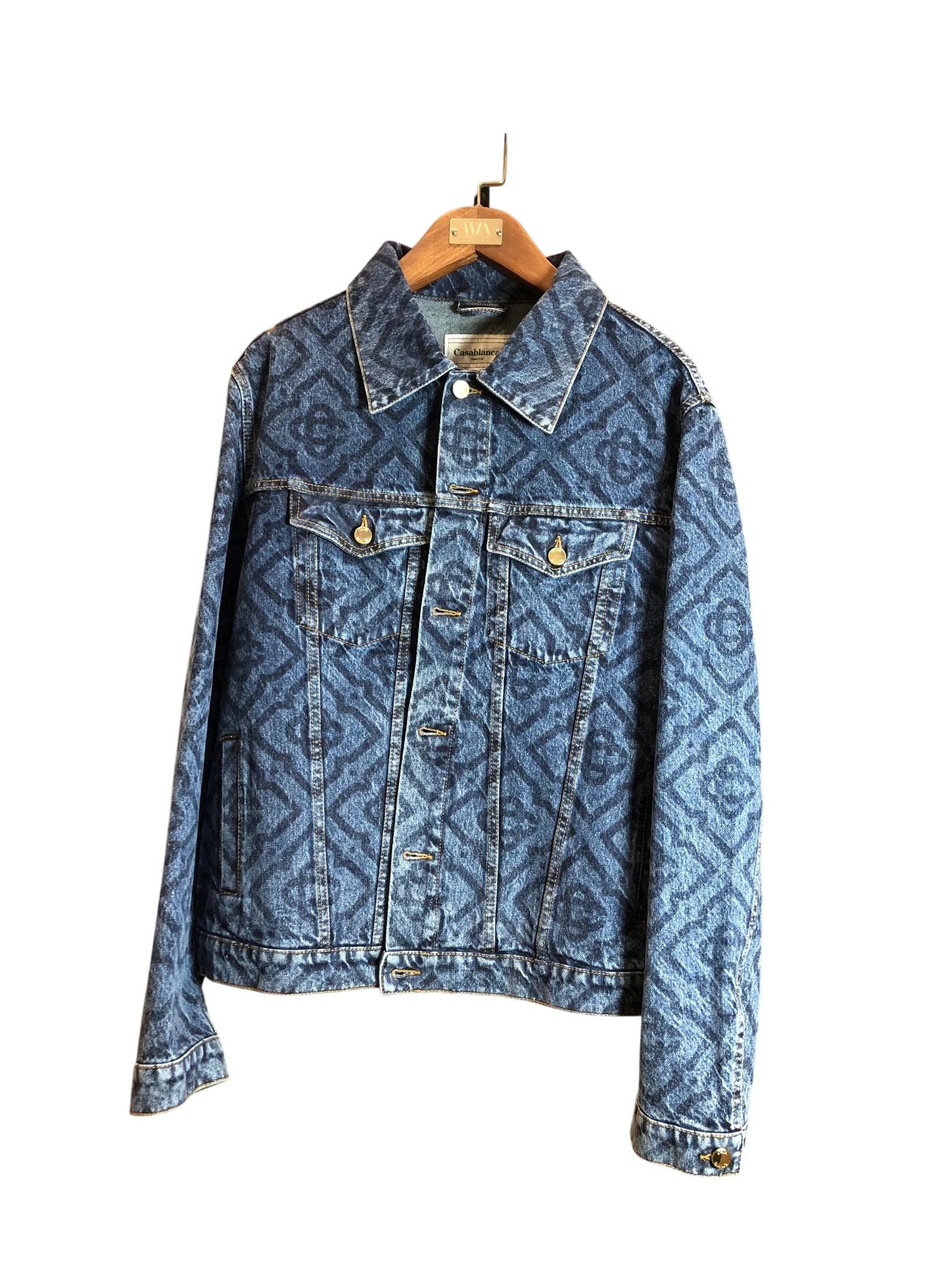 Casa denim monogram jacket