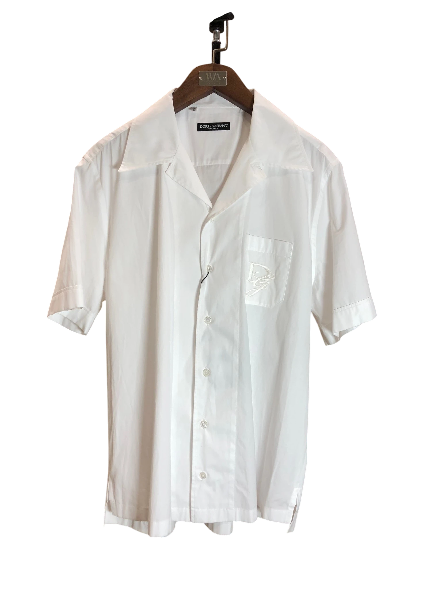 D&G white cotton shirt