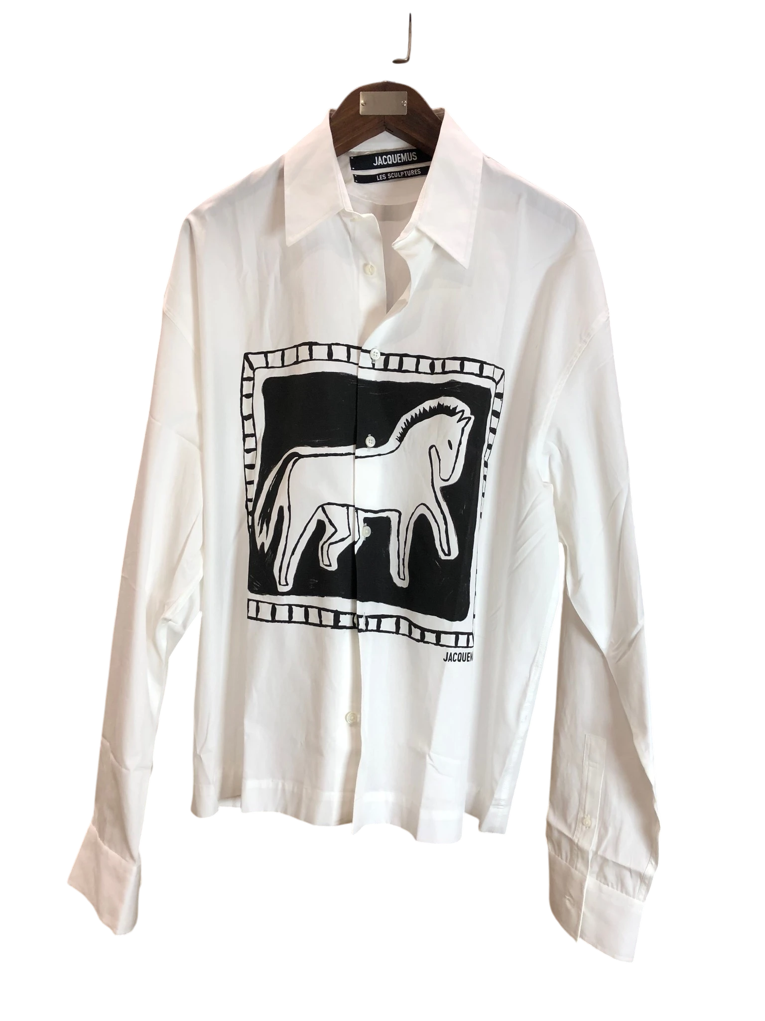 Jacquemus b/w horse shirt
