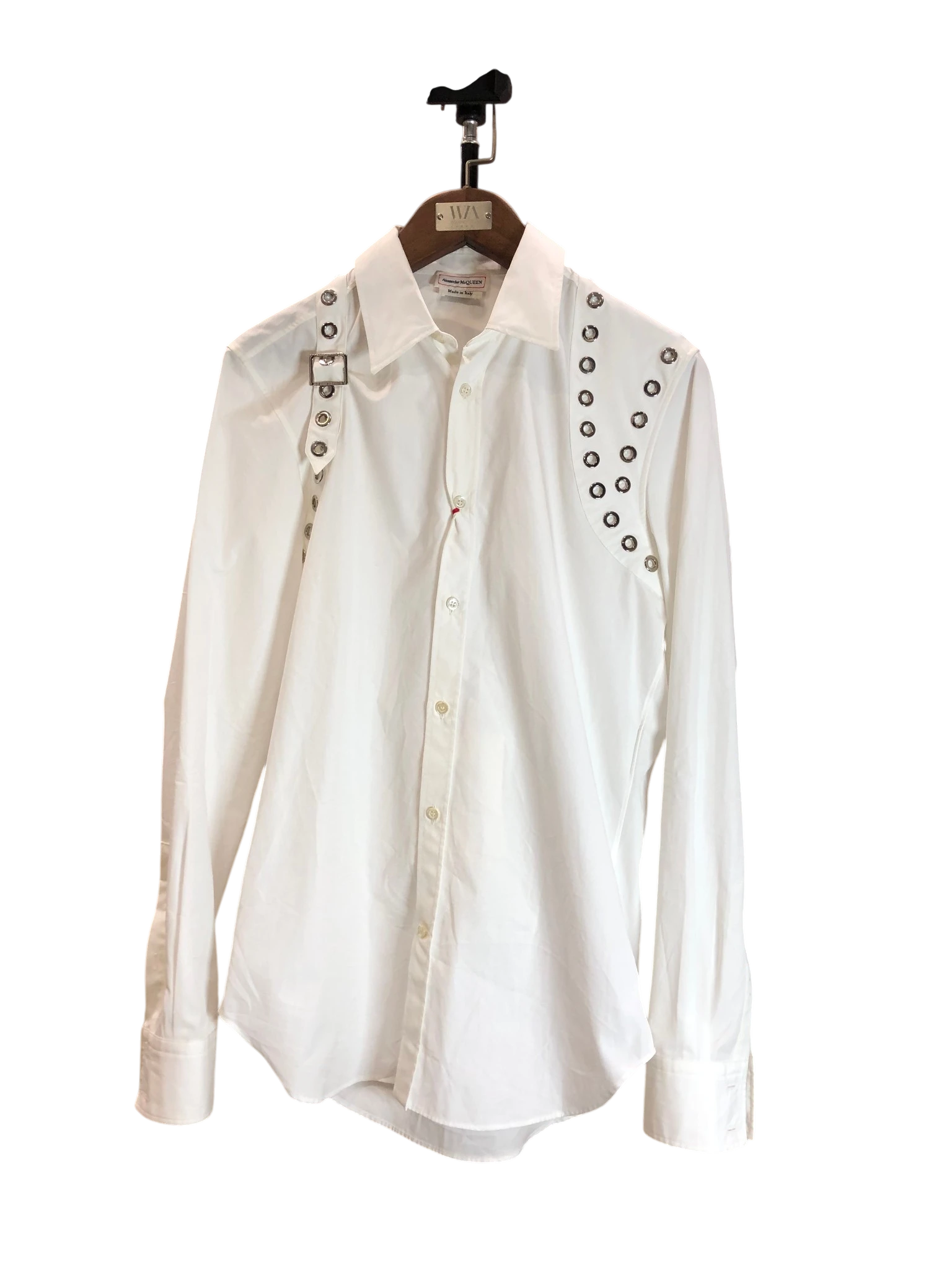 Mcq white harness shirt