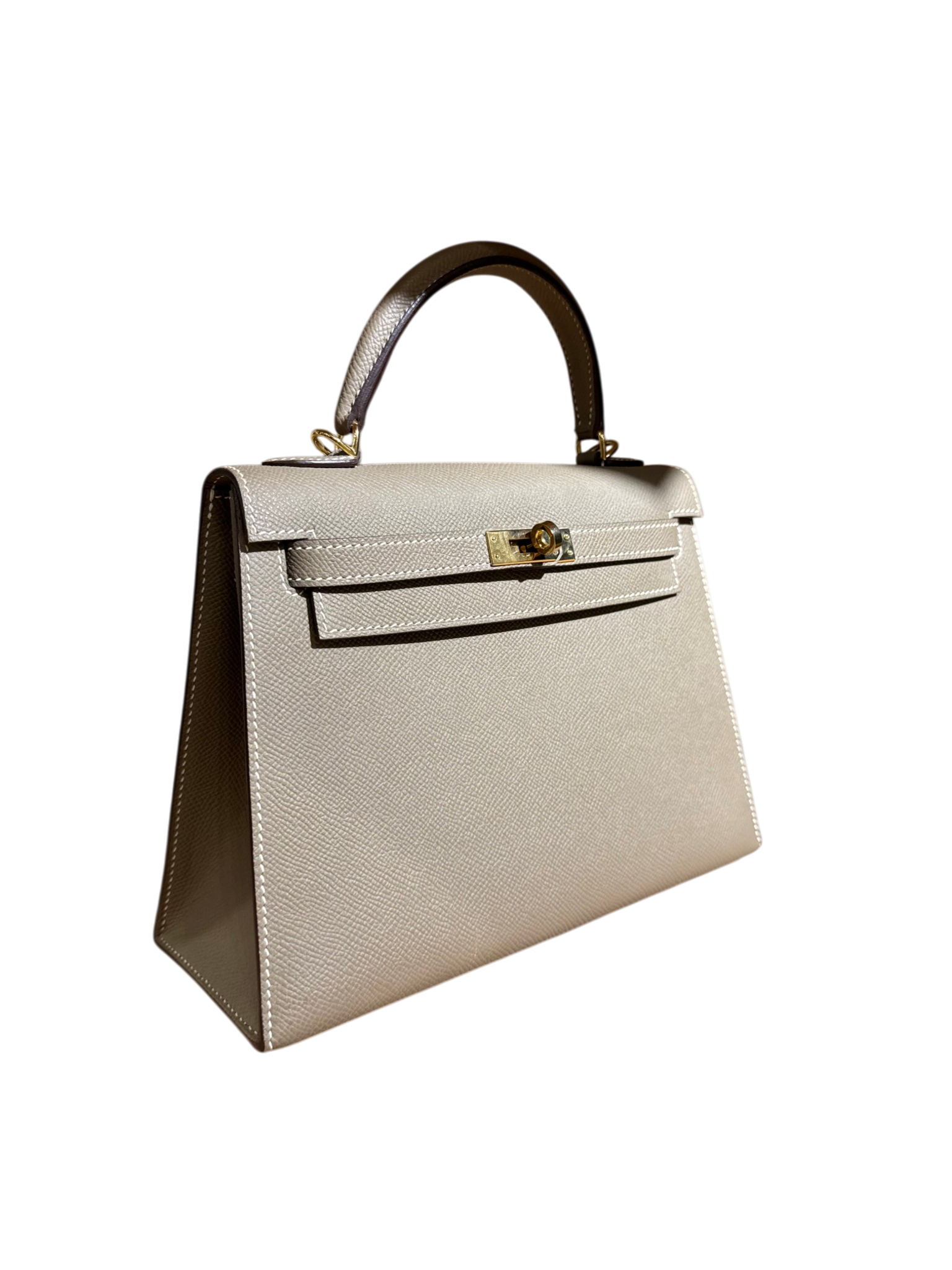 Hermes offwhite kelly bag