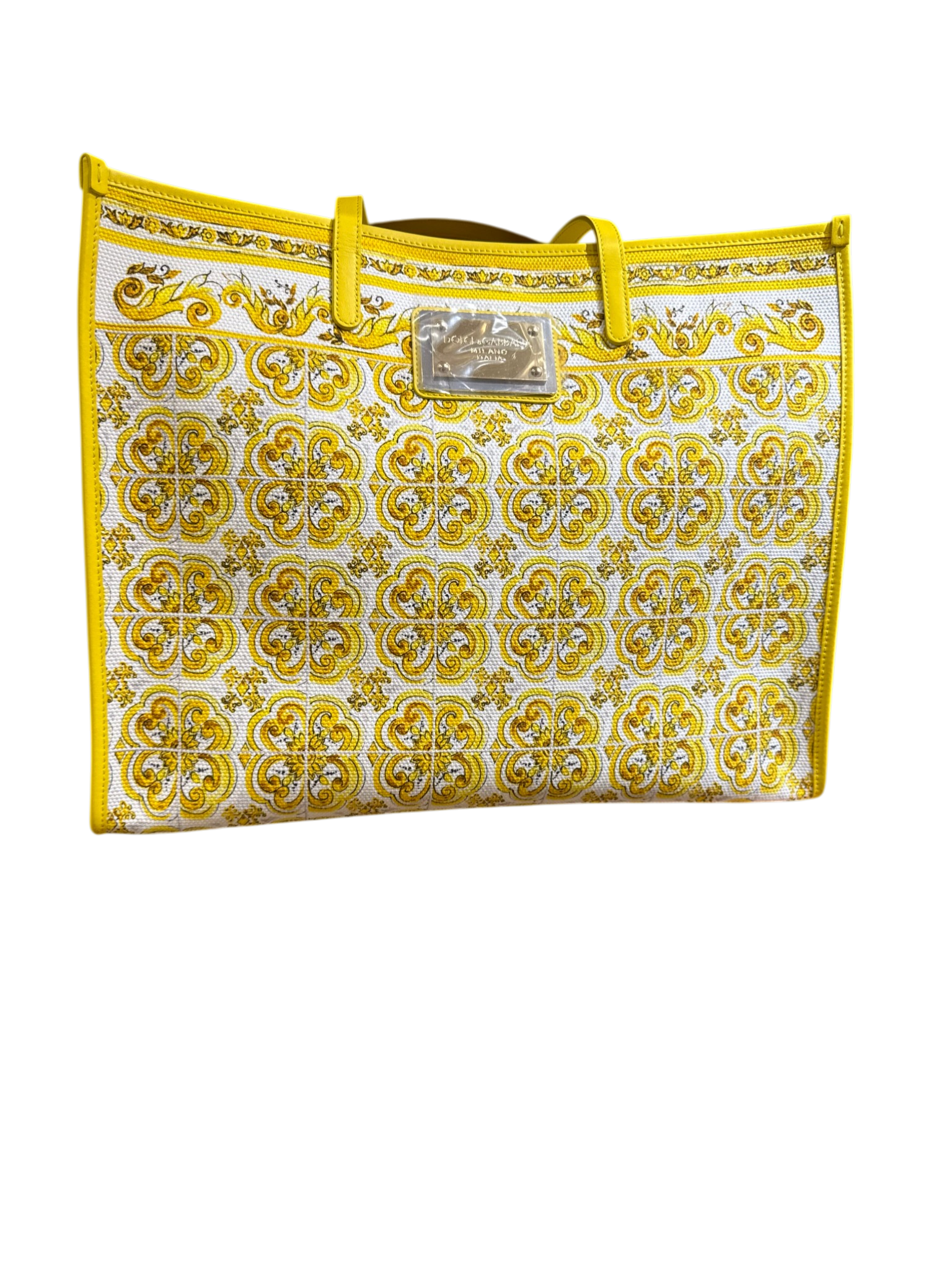 D&G Majolica print canvas shopper