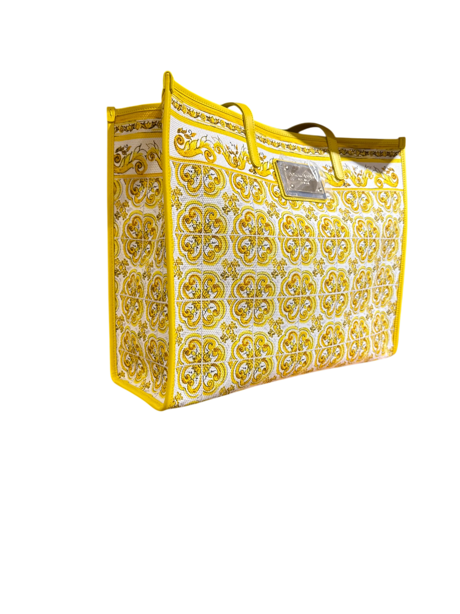 D&G Majolica print canvas shopper