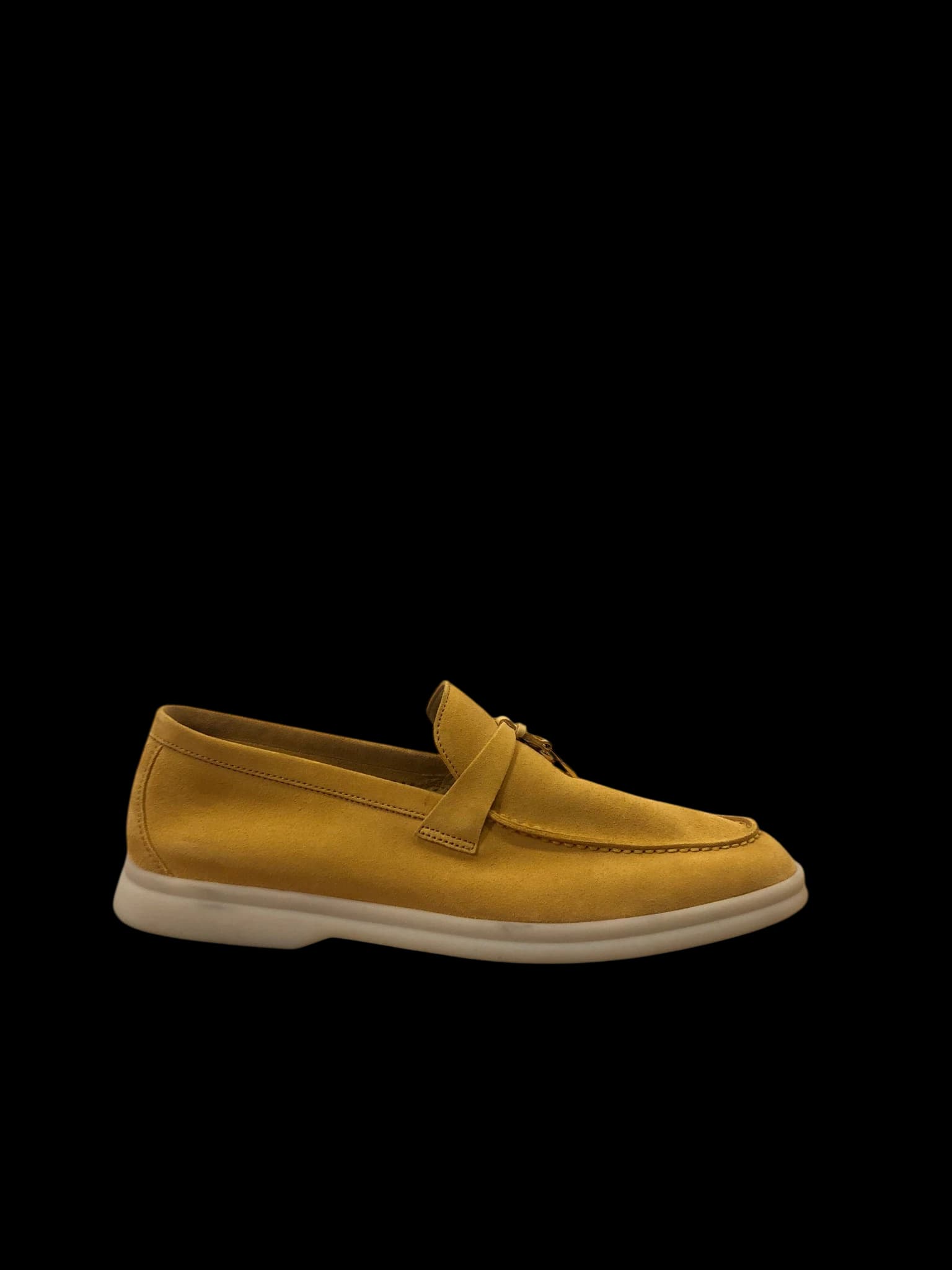 Loro Piana Yellow Walk Loafers