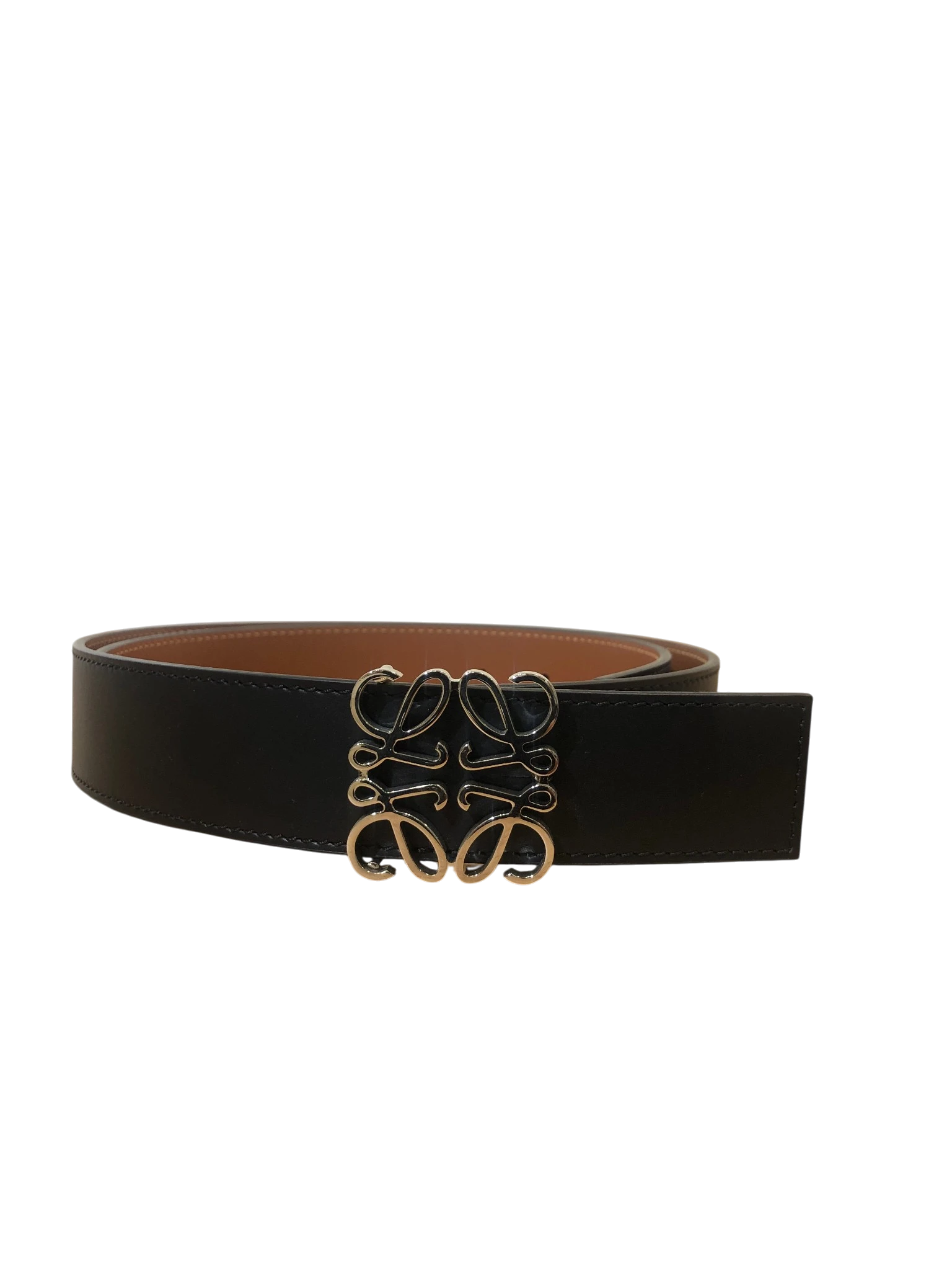 D&G Black Calfskin belt