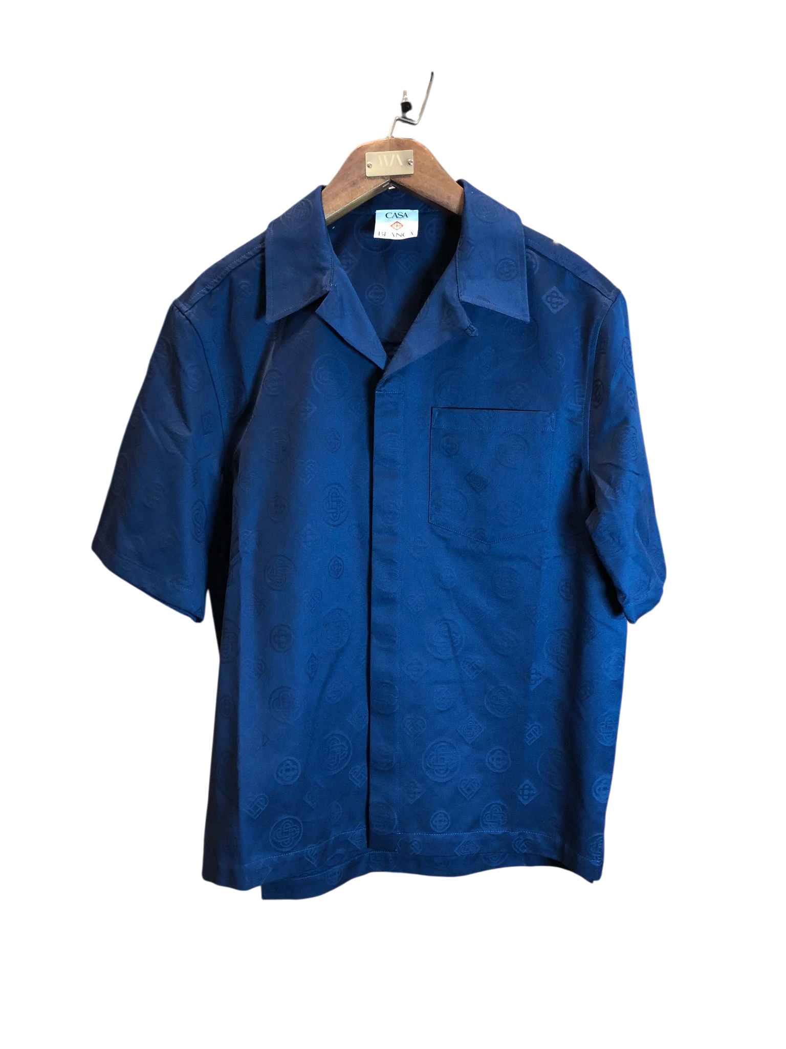 Casa monogram silk shirt