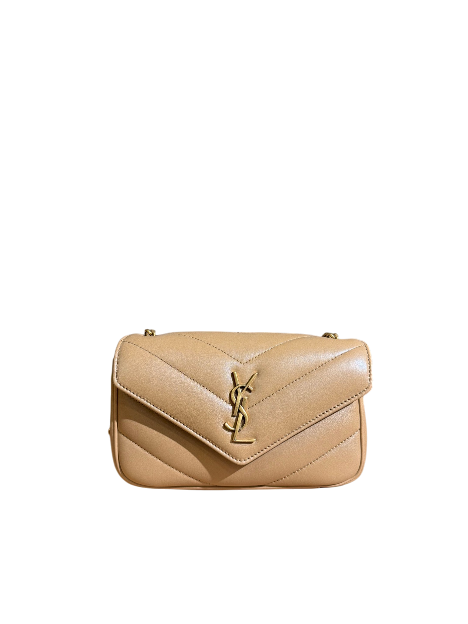 YSL Loulou Mini Brown