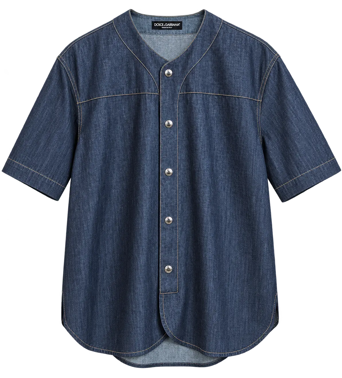 D&G logo denim shirt