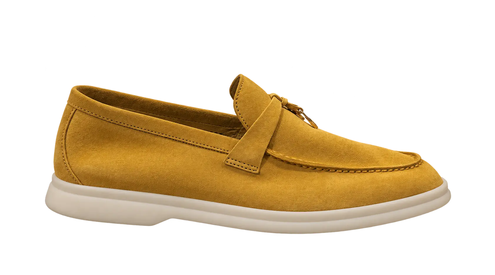 Loro Piana Yellow Walk Loafers