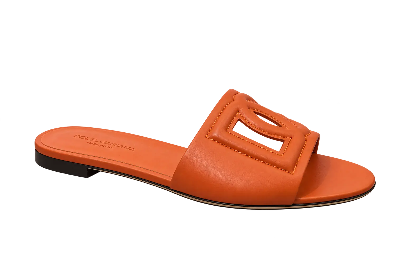 D&G Orange Slippers