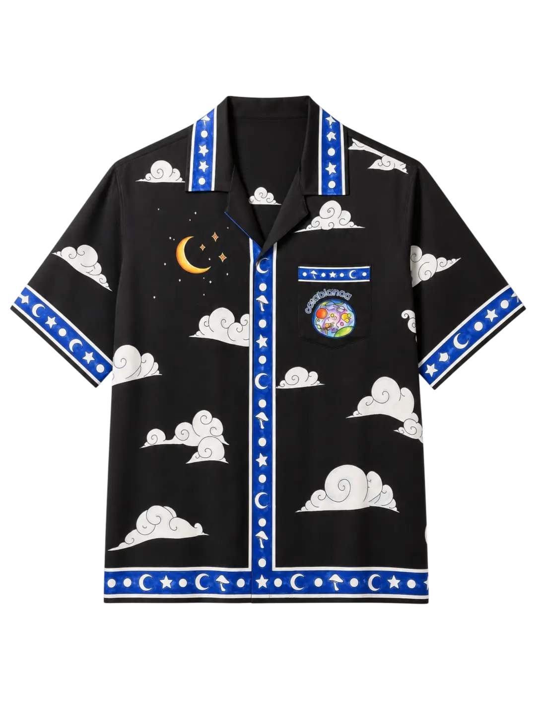 Casa night time silk shirt