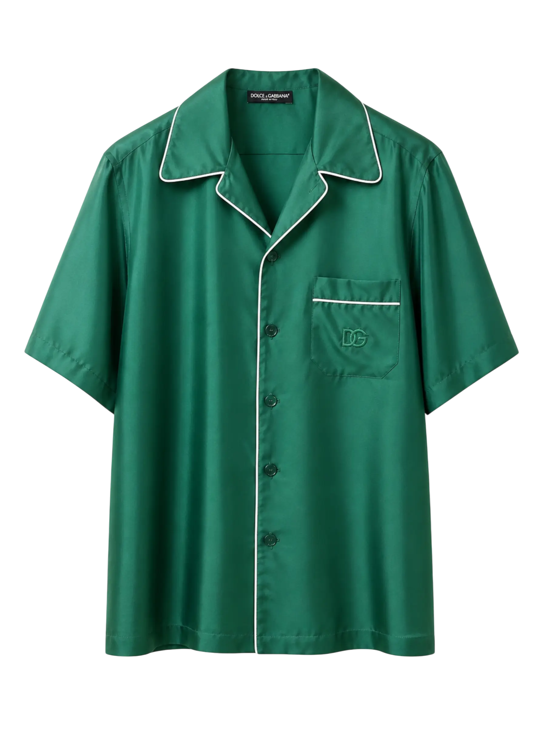 D&G green twill shirt