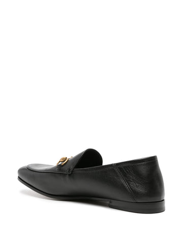 Horsebit detail leather loafers