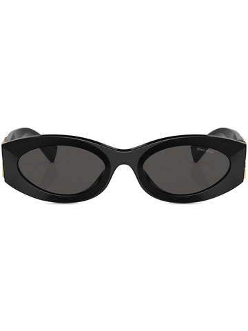 Glimpse oval-frame sunglasses