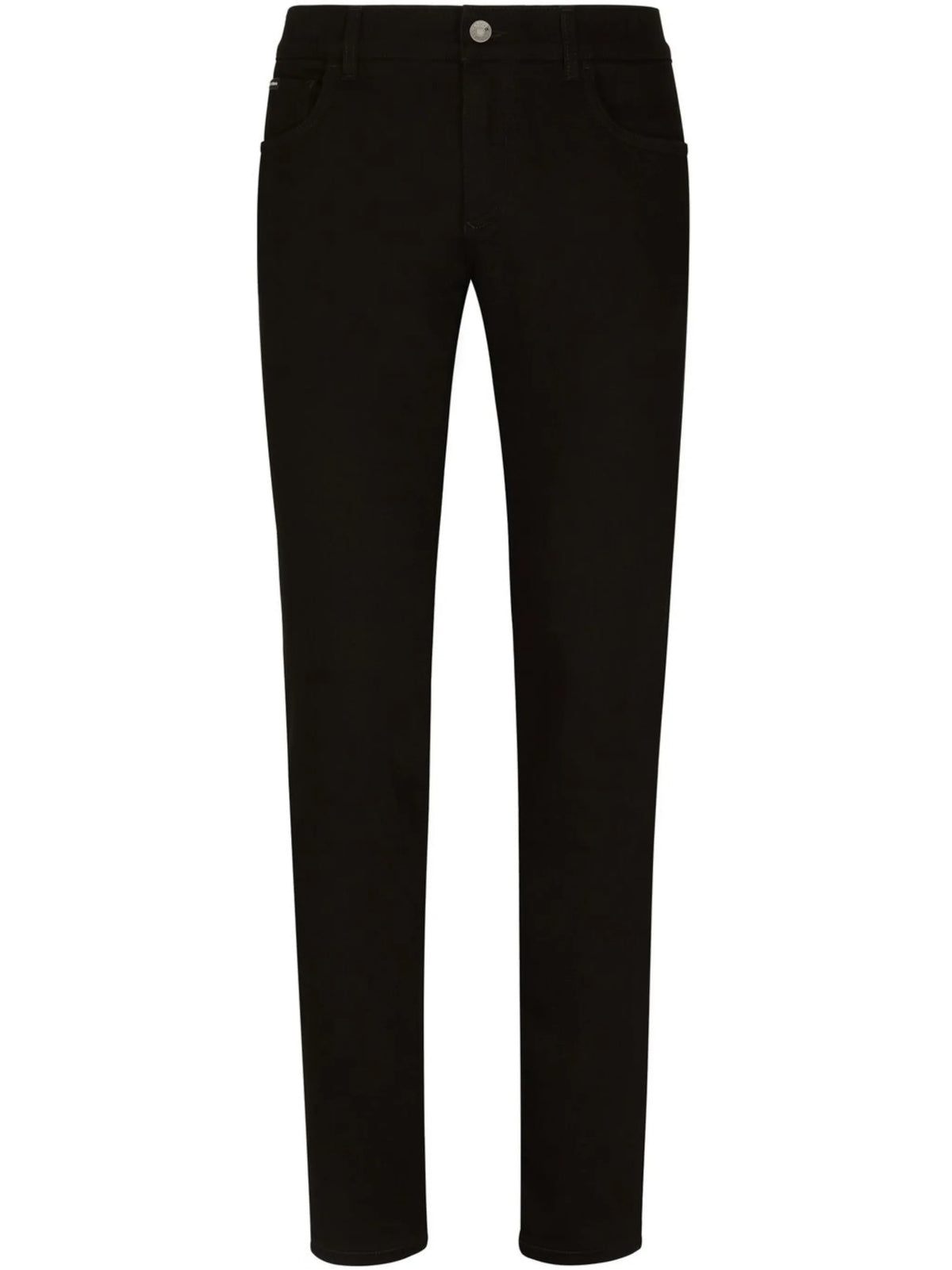 logo appliqué skinny jeans