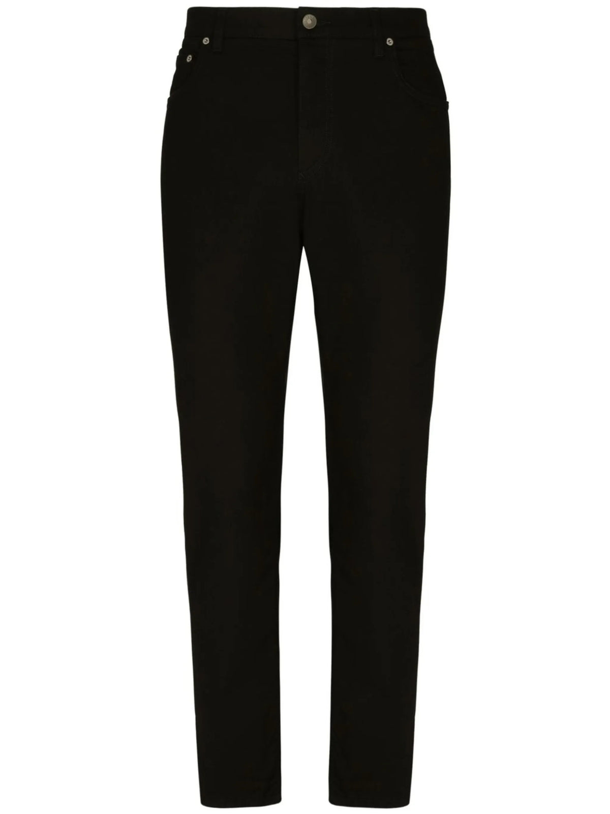 logo appliqué tapered-leg jeans