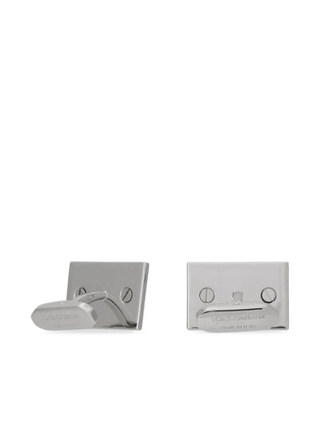 logo-tag square cufflinks