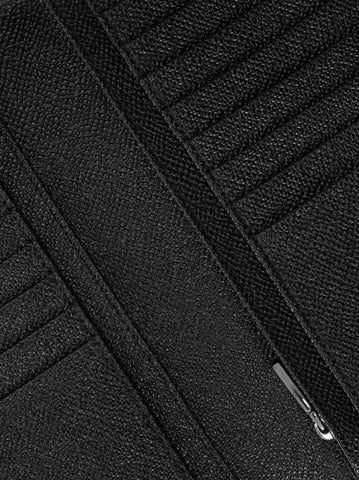 logo-tag leather vertical wallet