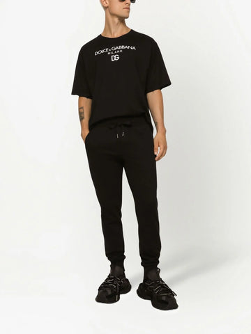logo embroidered cotton T-shirt
