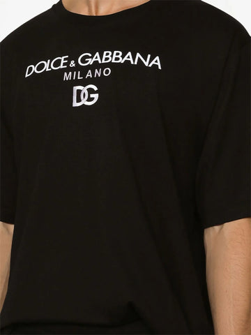 logo embroidered cotton T-shirt