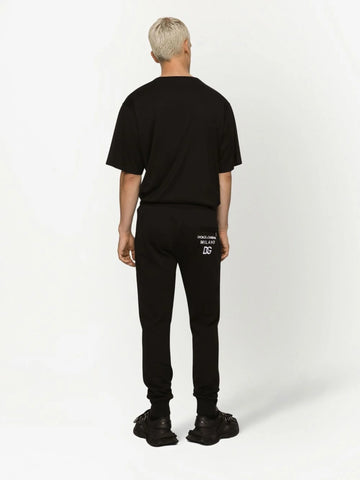 logo embroidered cotton T-shirt