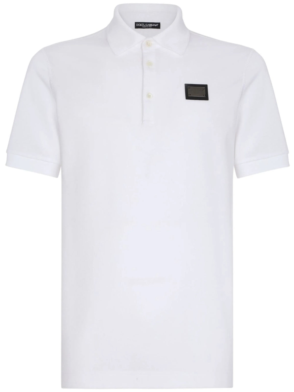 logo tag piqué polo shirt