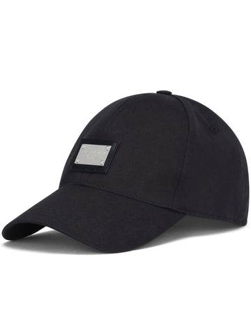 logo-tag baseball cap