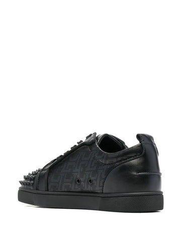 Studded sneakers with laces