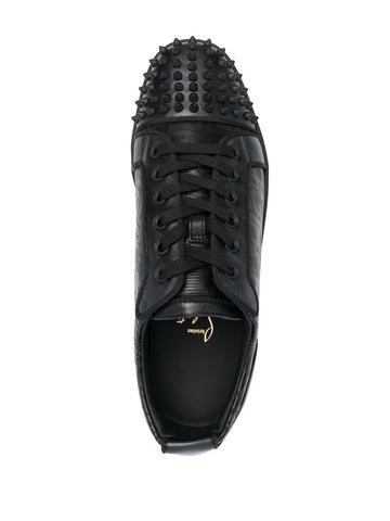 Studded sneakers with laces