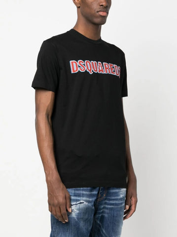 logo-print cotton T-shirt