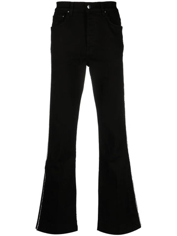 straight leg denim jeans