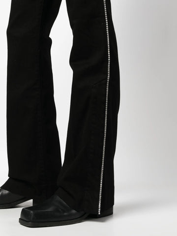straight leg denim jeans