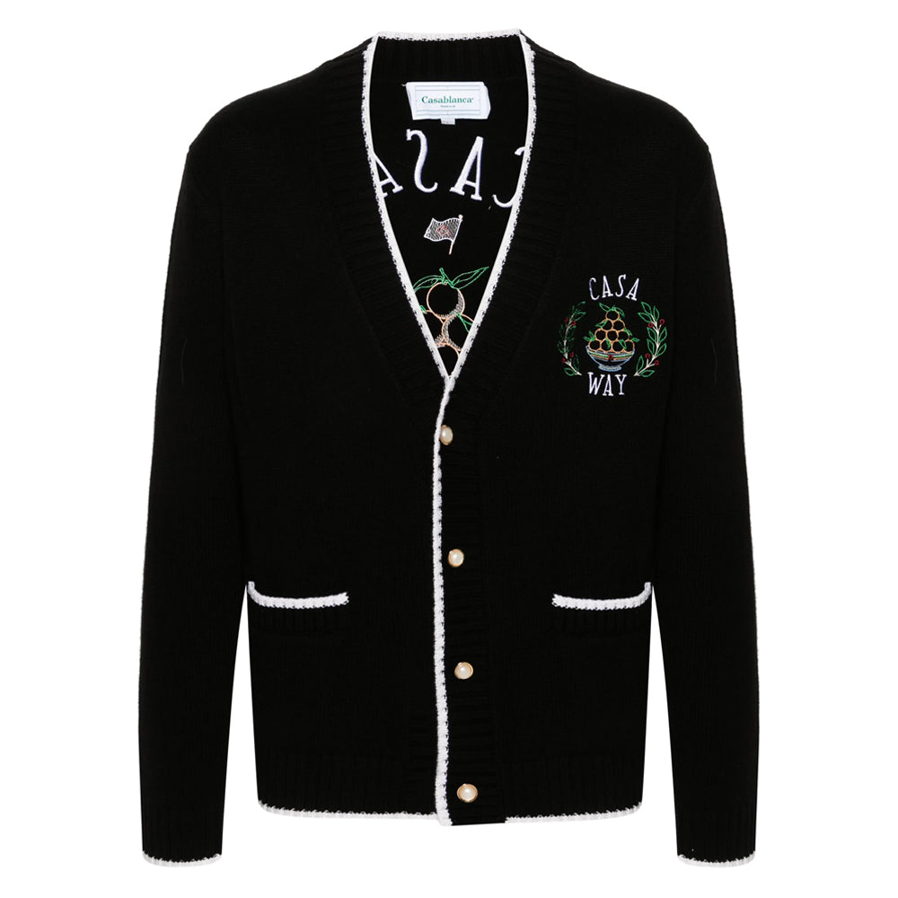 Casa Way embroidered cardigan