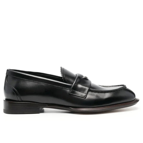 Coin-embellished penny loafers