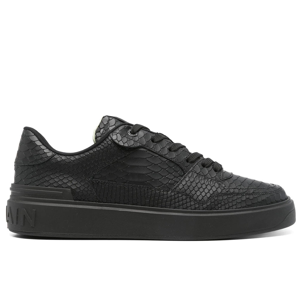 B-Court crocodile-embossed sneakers