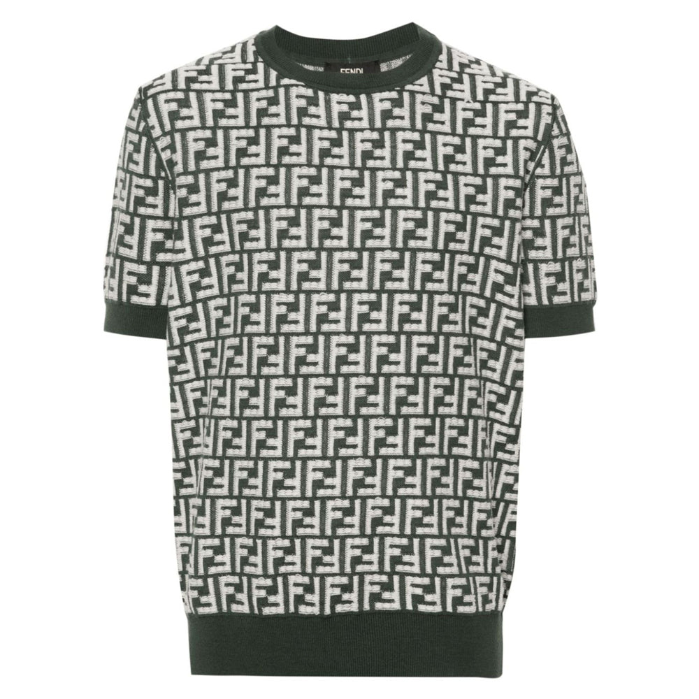 FF-motif knitted jumper