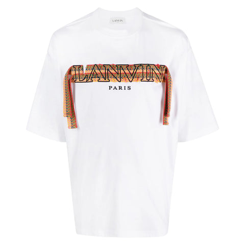 Curb embroidered cotton T-shirt