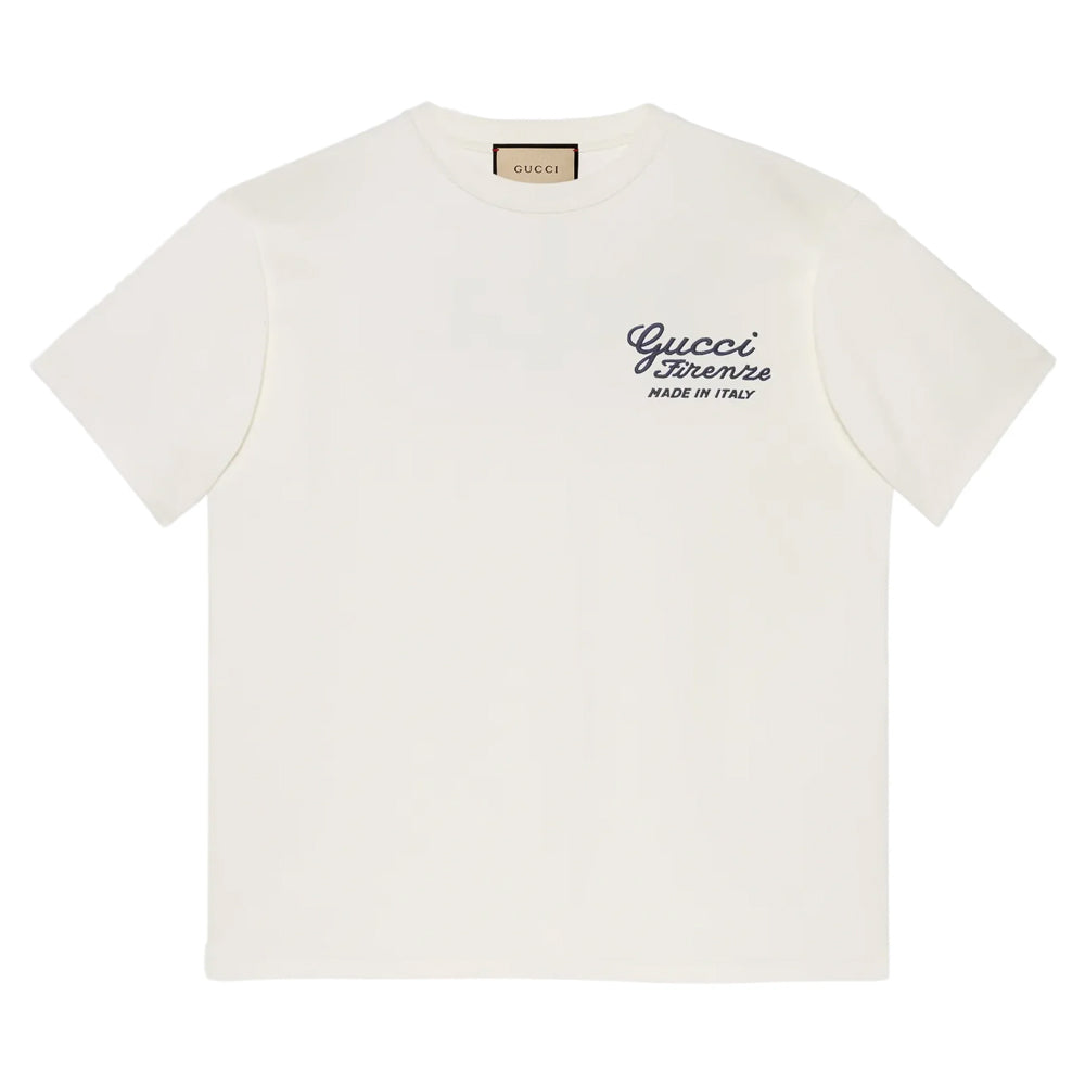 Cotton Jersey T-shirt with embroidery