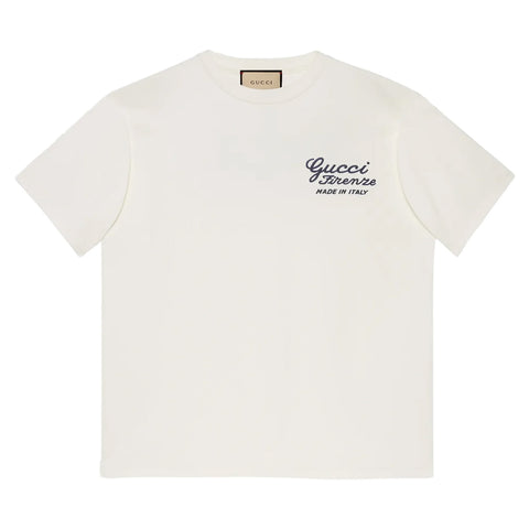 Cotton Jersey T-shirt with embroidery