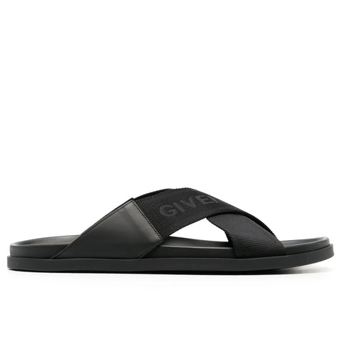 crossover-strap flat slides