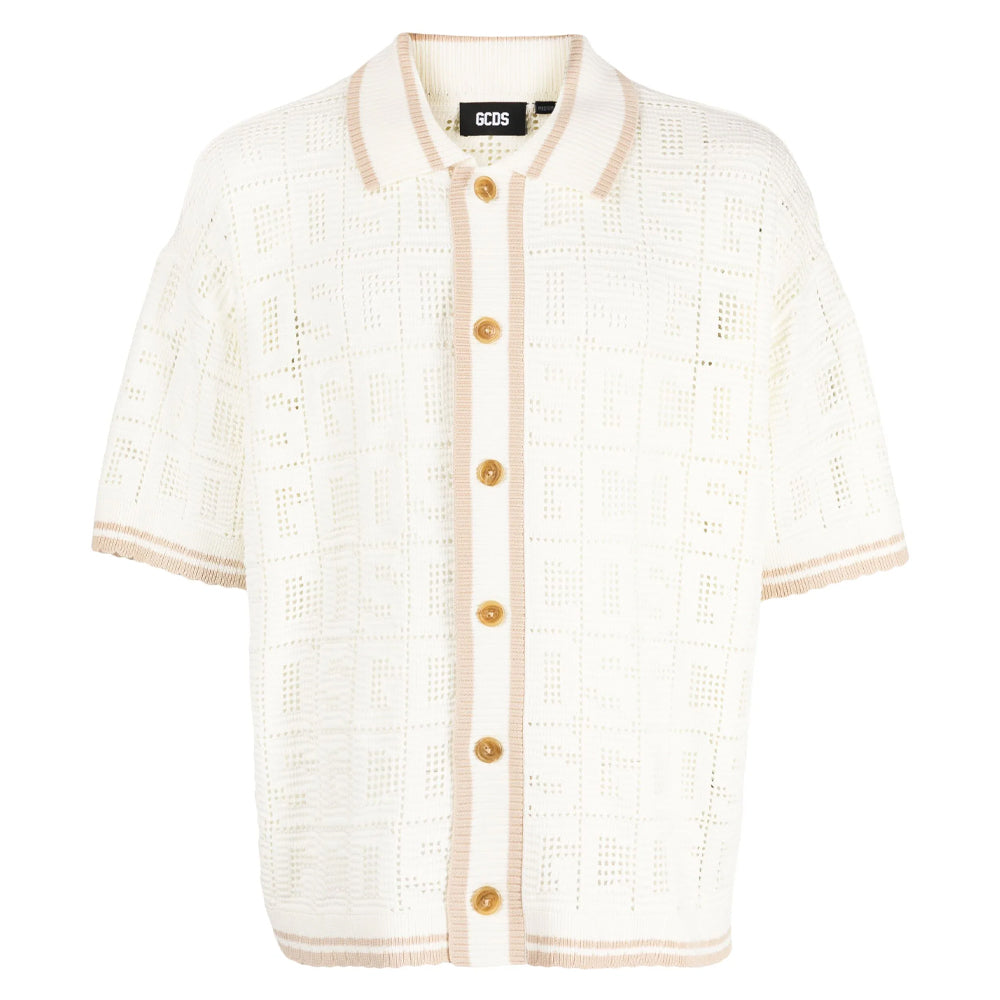 crochet knit shirt